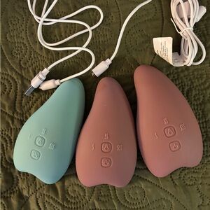 Momcozy Heated Lactation Massagers Bundle (3) – Like New + Pouch